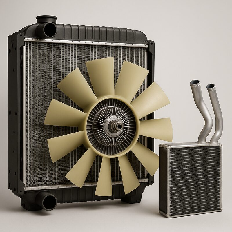 Heating and cooling components